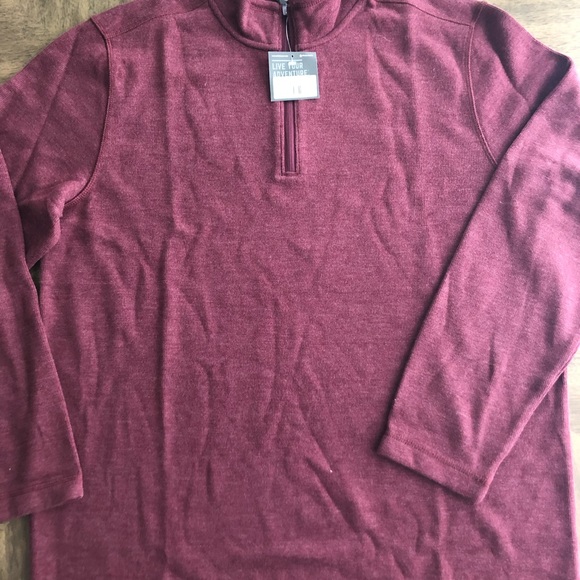 Eddie Bauer Mens 1/4 Zip Sweater French Rib - Picture 3 of 6